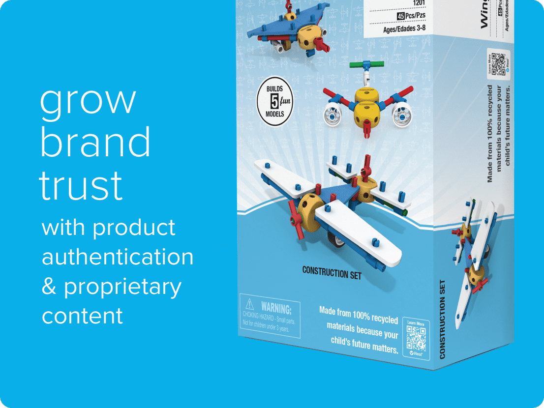 Grow brand trust with authentication and meaningful content