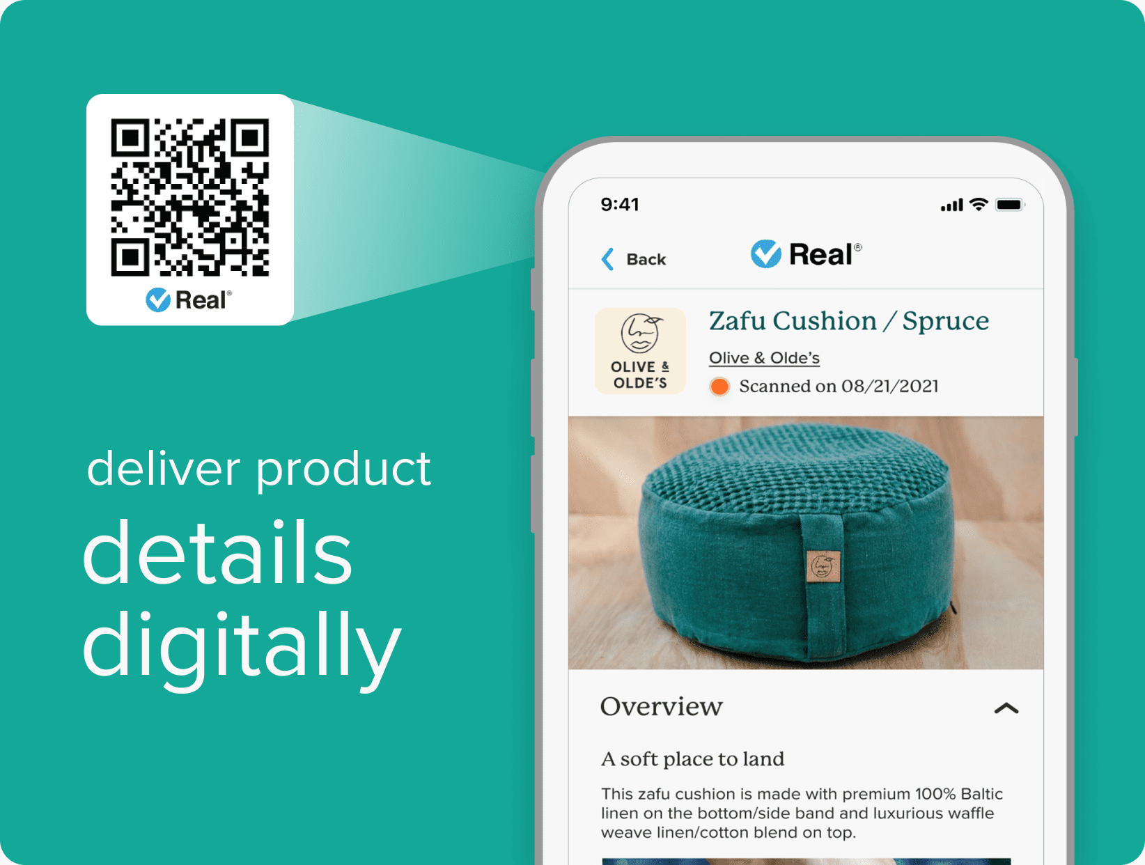 QR codes to deliver product information